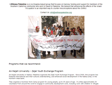Tablet Screenshot of iwitnesspalestine.org